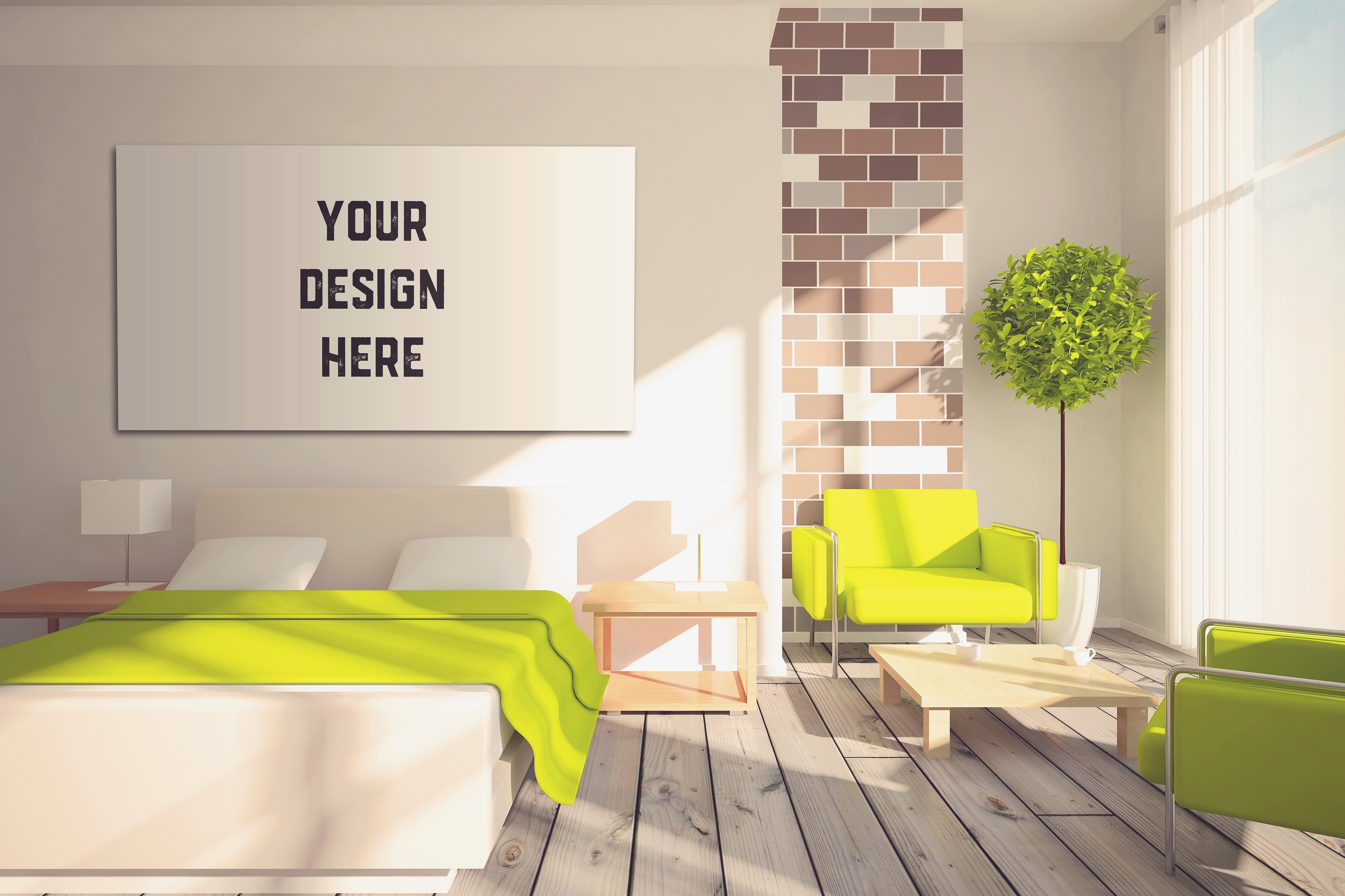 易编辑的墙上画框MOCKUPS模型包插图(9)