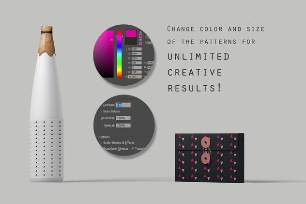 极简主义设计风格几何图形设计素材 Geometric Minimal Patterns插图(3)