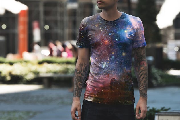 时尚T恤都市版服装样机Vol.4 T-Shirt Mockup Urban Edition Vol. 4插图(6)