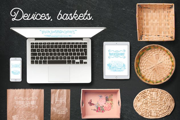 有机食品样机及巨无霸Hero场景模板 Organic Food Mockup & Hero Images Scene Generator插图(14)