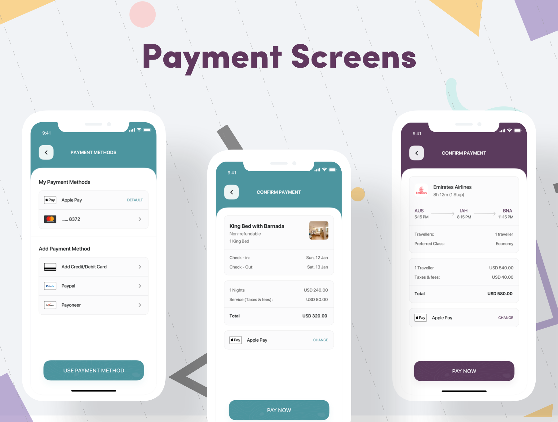 素材库下午茶：旅游旅行类App UI套件[XD,Fig,Sketch]插图(3)