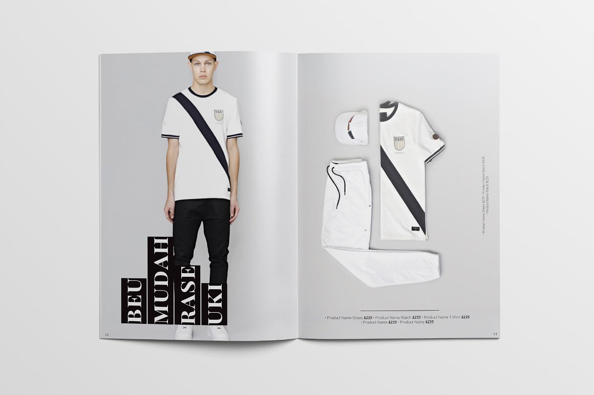 时尚极简的代言人简介杂志模板下载[indd]插图(6)