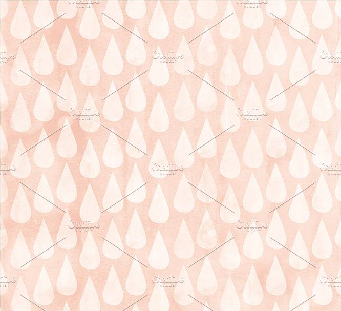 自然玫瑰石英粉色调大理石纹理 Blush Sunsets Rose Gold & Watercolor插图(3)