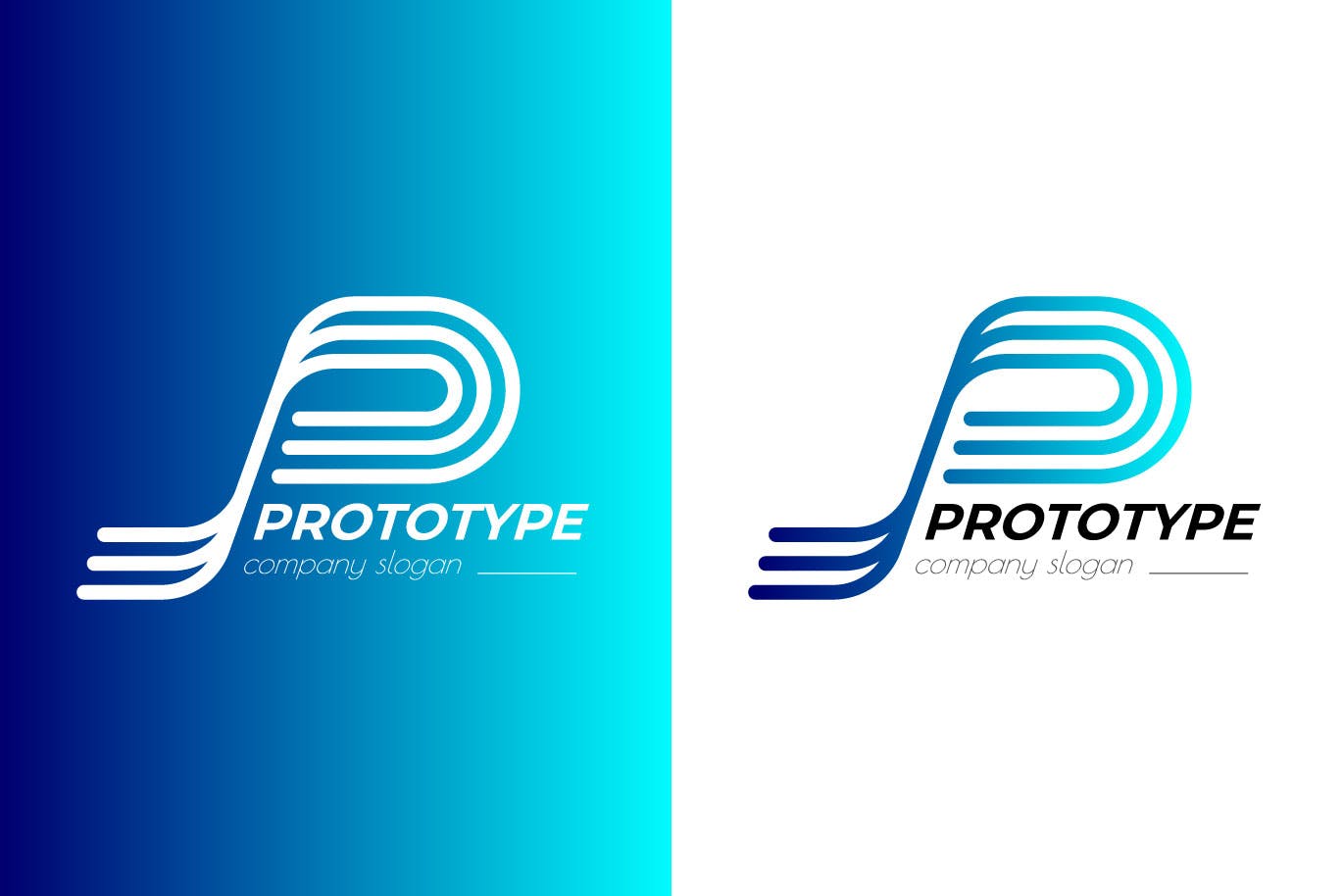 原型设计主题创意图形Logo设计素材库精选模板 Prototype Creative Logo Template插图(1)