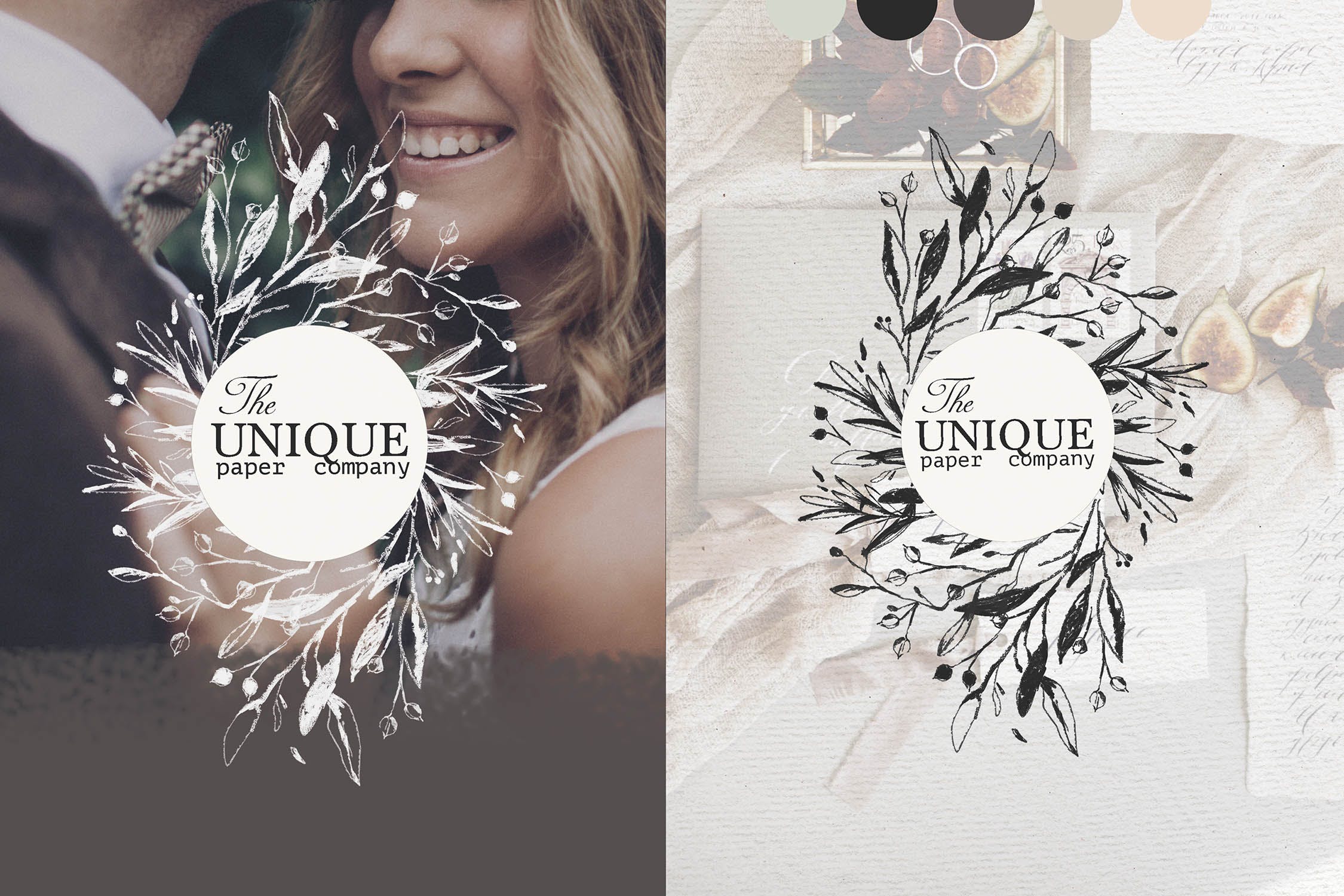 优雅风格植物Logo标志元素设计素材v3 BOTANICAL LOGO ELEMENTS vol.3插图(6)