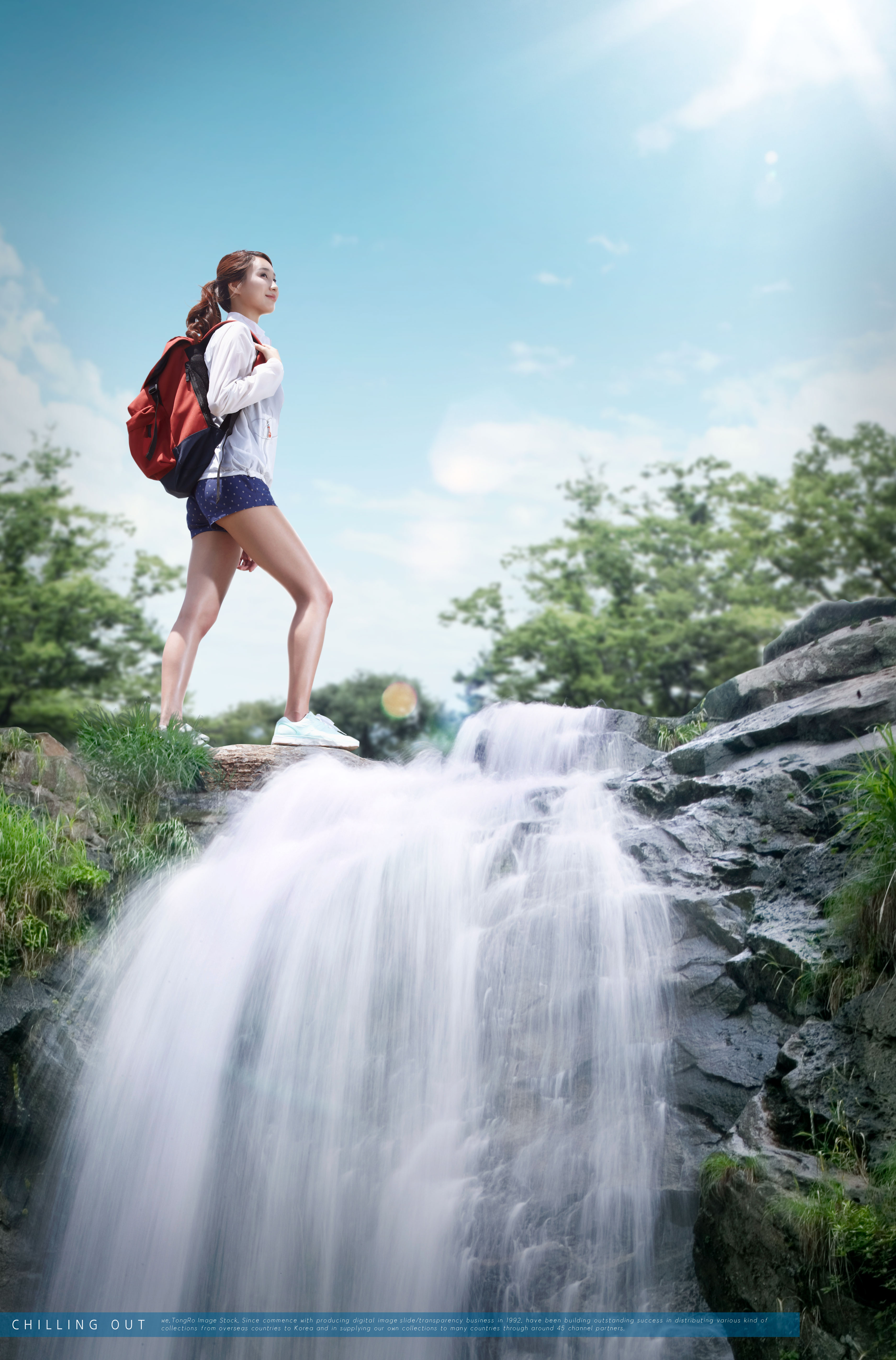 夏季户外大自然旅行海报设计模板插图(2)