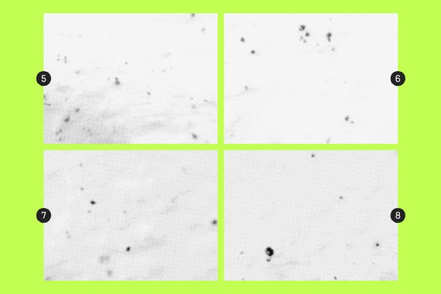 半色调污渍纹理套装Vol.1 Halftone Stains #1 Texture Pack插图(4)