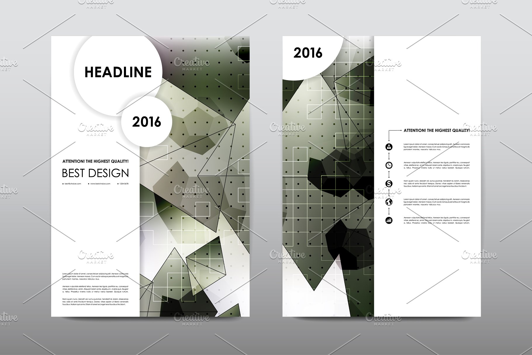 极力推荐：50+企业商业介绍宣传小册子模板 50+ Business Brochures Bundle插图(18)