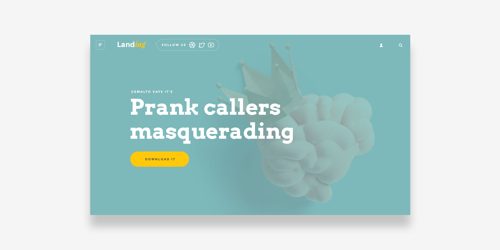免费创意电子产品电商网站UI套件 UI Kit Landing Page插图(4)