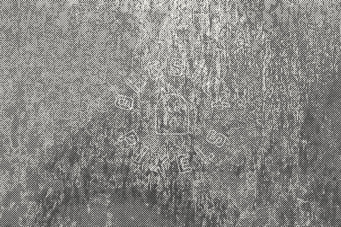 10张金属铁锈半色调纹理素材 Rusty Halftone Textures插图(11)