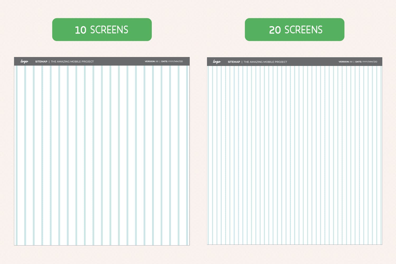UX工作流程-手机APP线框图/站点地图设计素材 UX Workflow – Mobile Wireframe and Sitemap Creator插图(7)