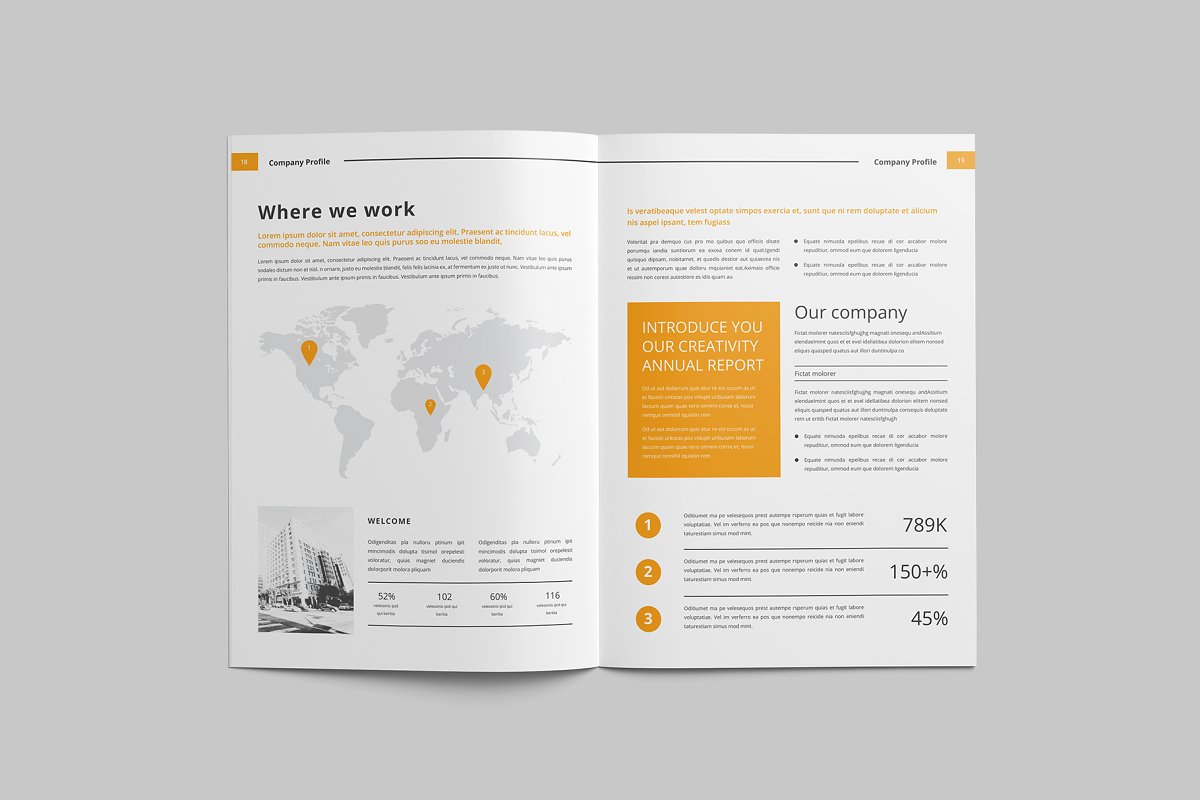 时尚高效企业简介/介绍宣传册模板插图(9)