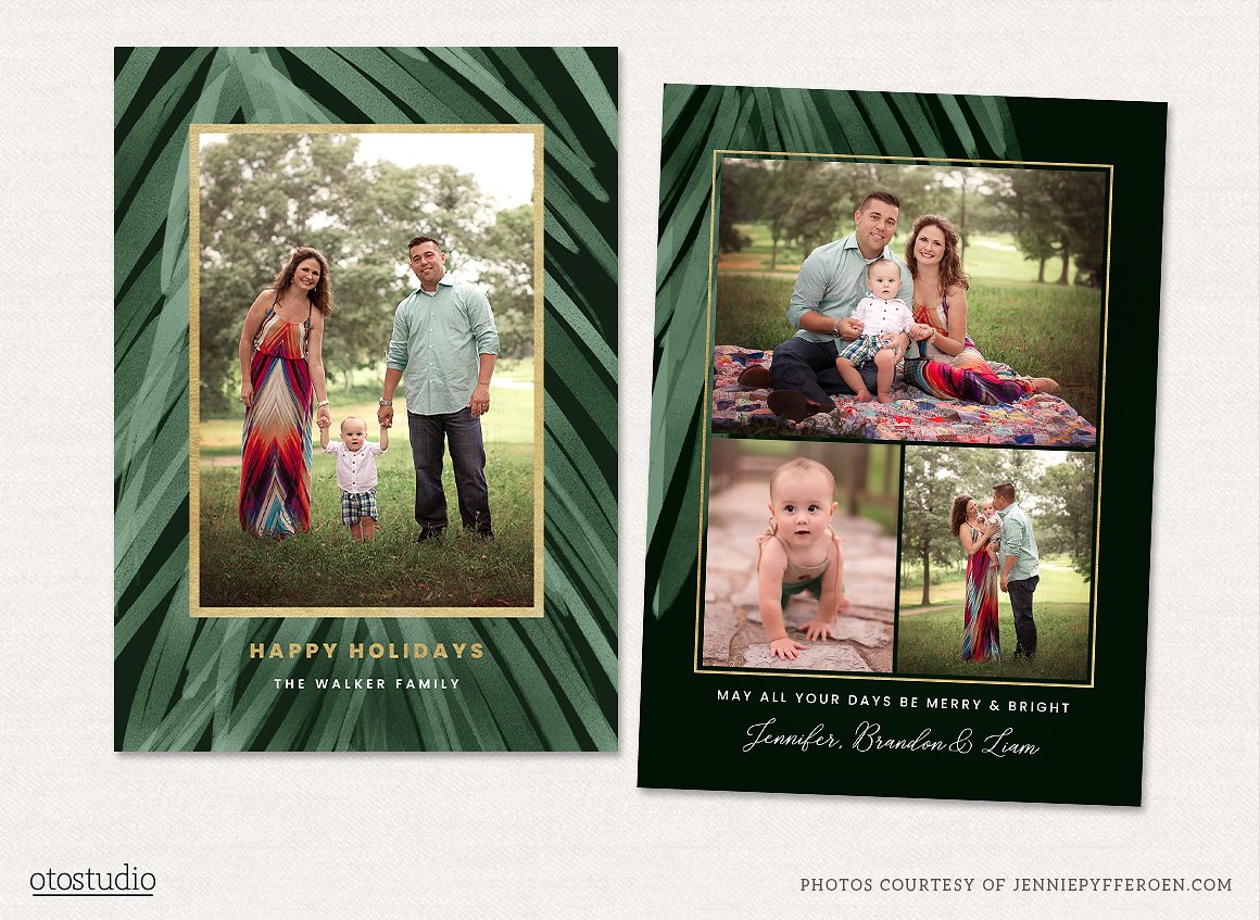 圣诞节日贺卡制作模板 Christmas Card Template CC201插图