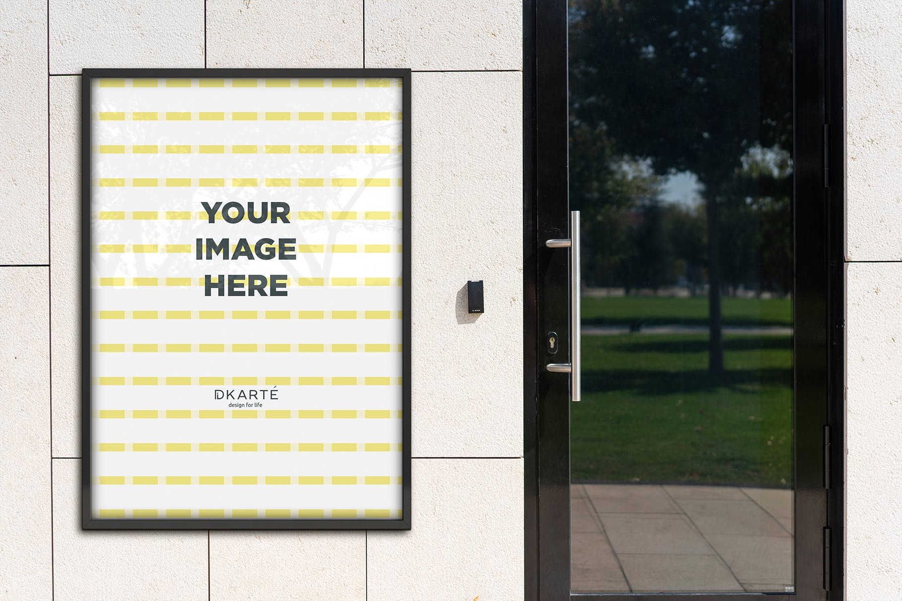 海报户外张贴效果展示样机素材库精选 Outside Poster Mock-Up’s插图(7)