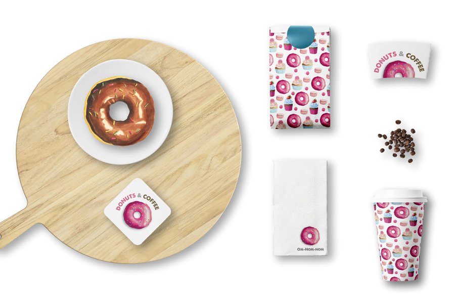 多彩甜蜜糖果天地设计素材包[对象/纹理/边框] Sweet Marker Collection Pro插图(5)