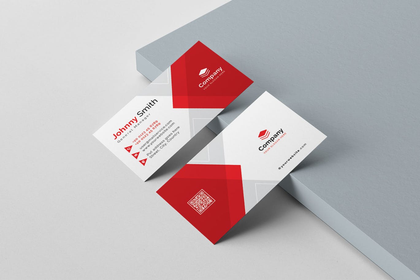 信息科技企业名片版式设计模板 Business Card插图(4)