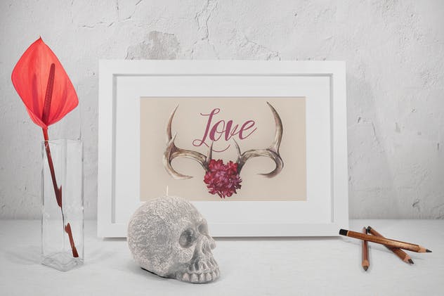 油画艺术品装裱画框样机模板 Framework Scene Creator插图(8)