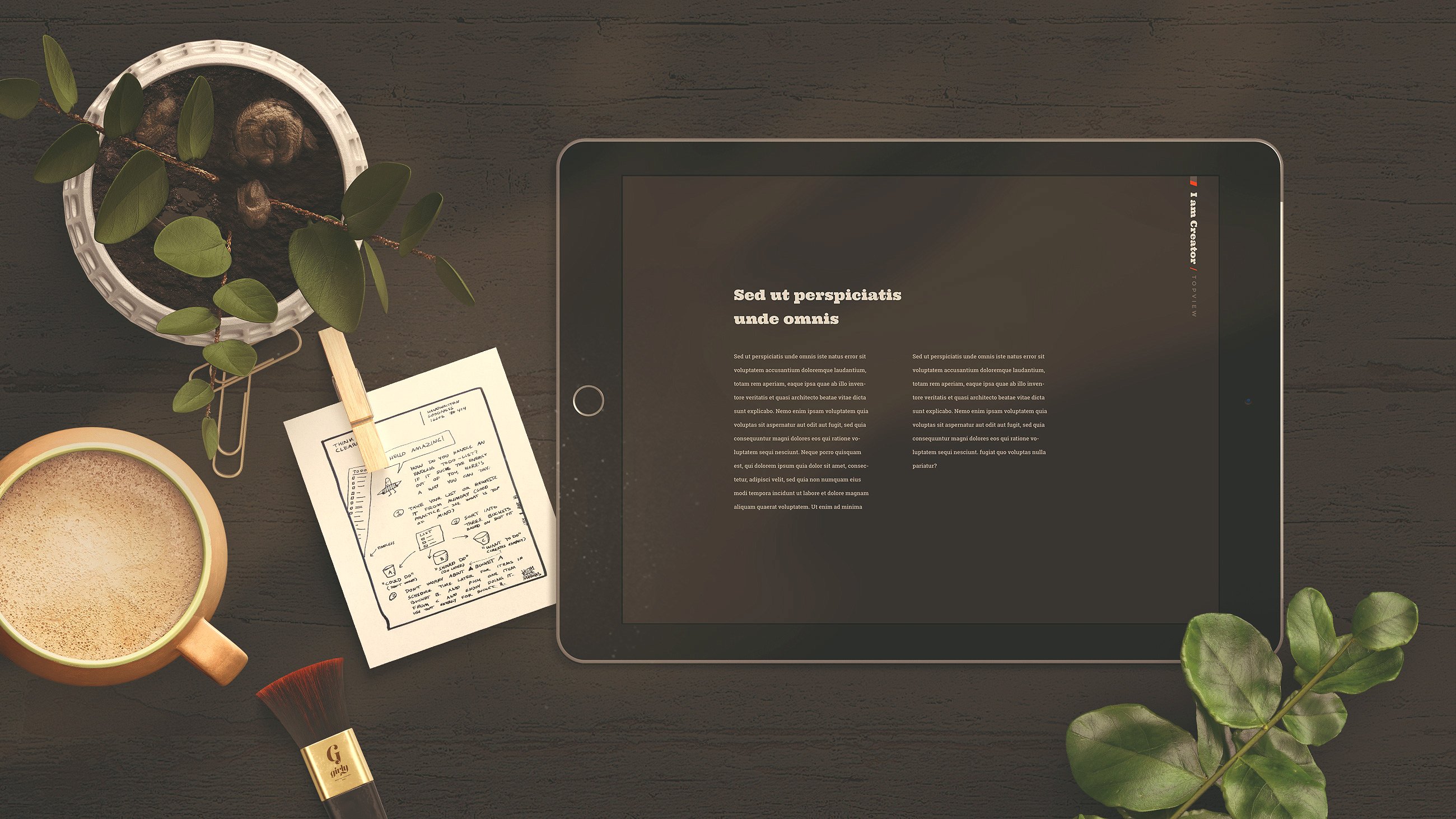 8.3GB超容量女性小物样机素材 Girly Stationery Mockup Creator（高清实物元素+场景样机）插图(10)