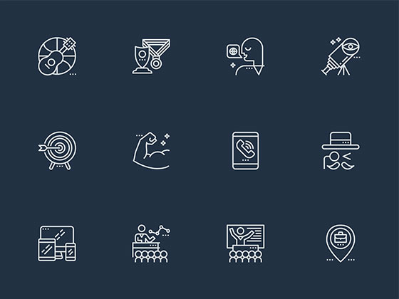 36 枚工作简历元素图标素材之家精选sketch素材