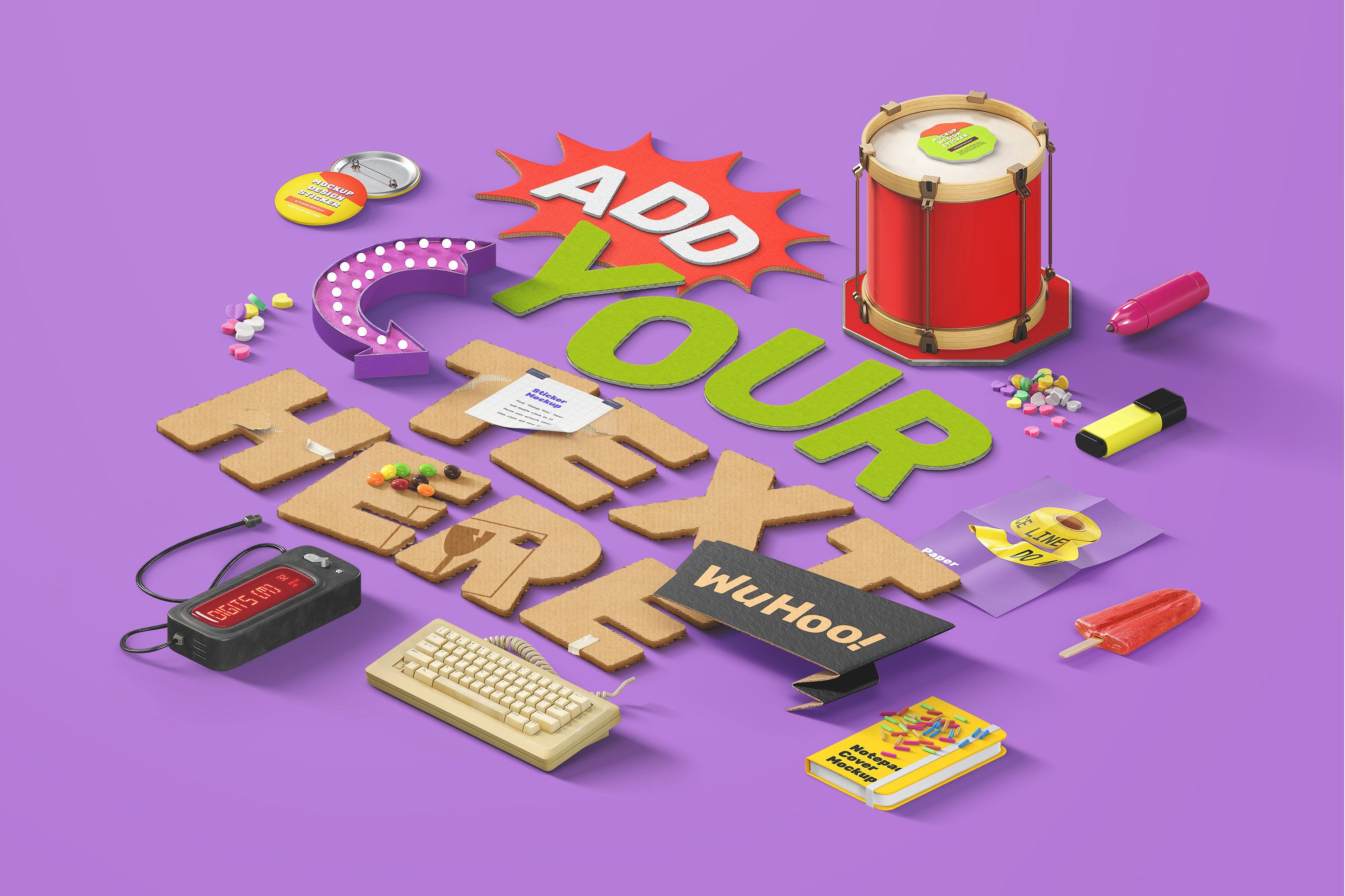 色彩引人注目的场景模板合集 WuHoo! Designer’s Toolkit [7.71GB]插图(11)