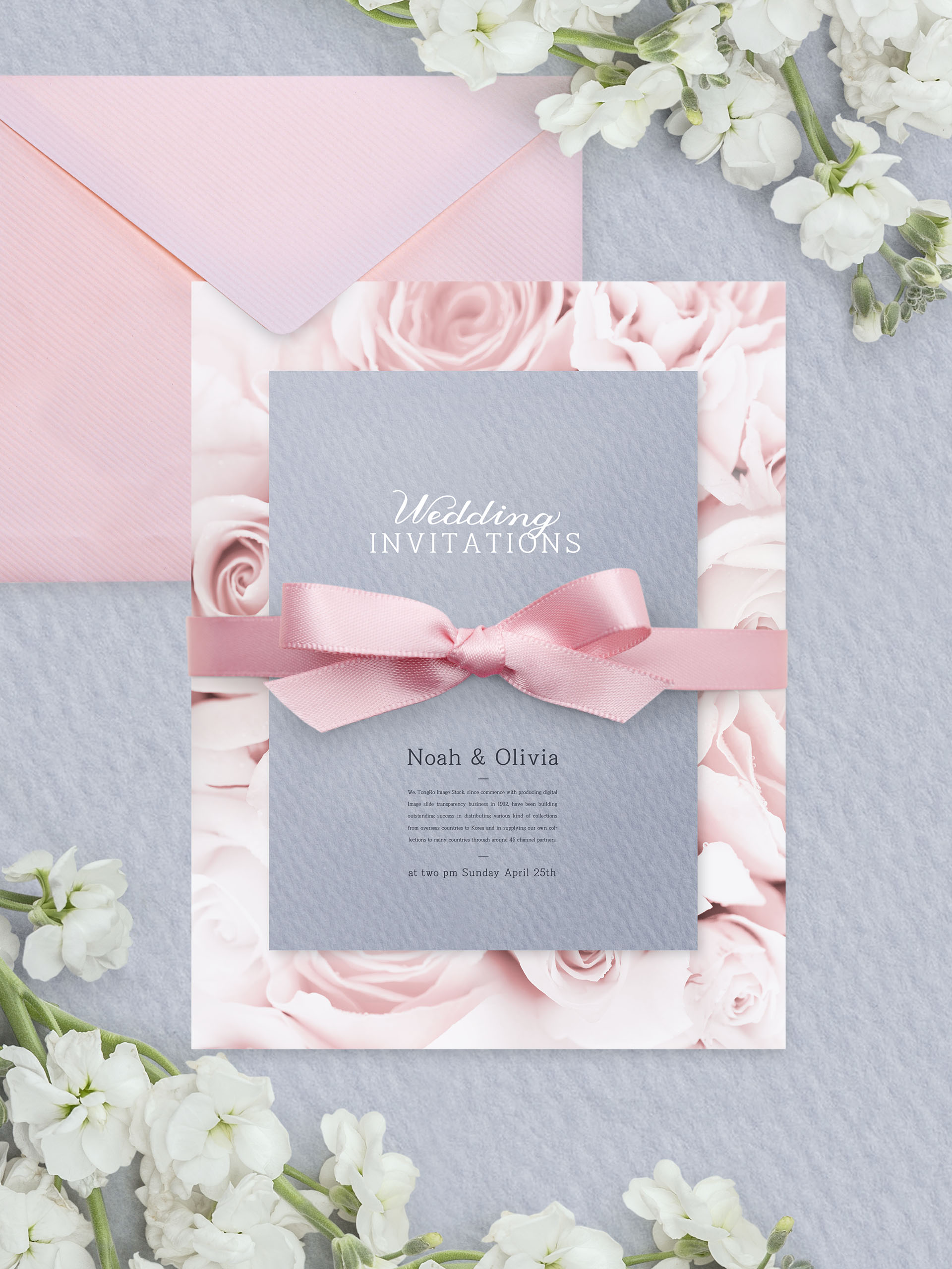 漂亮的三八节情人节礼物海报创意PSD模板插图