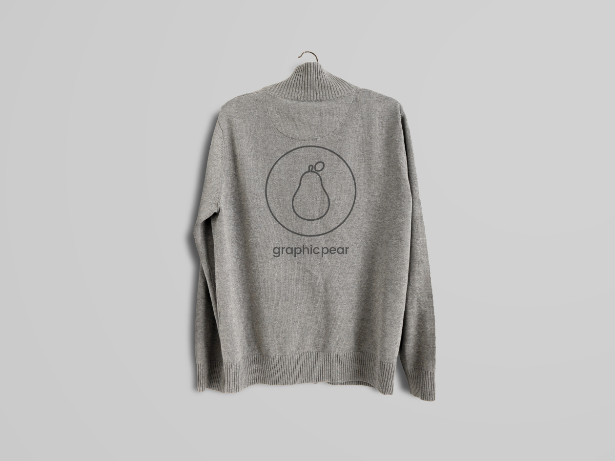 拉链卫衣服装设计样机模板 Hoodie Mockup插图