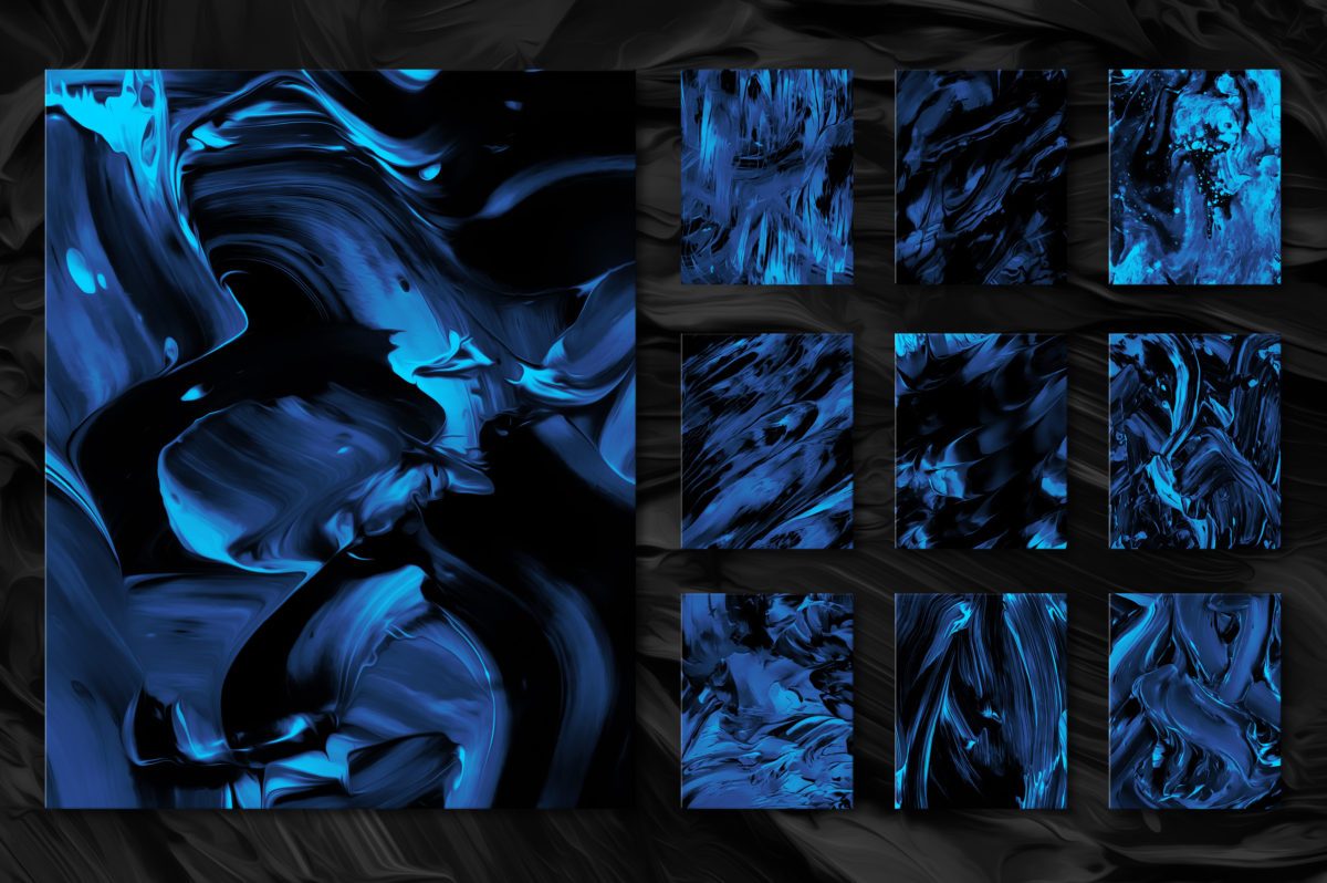 创意抽象纹理系列：100个高分辨率抽象流体绘画 Flow, Vol. 1插图(10)