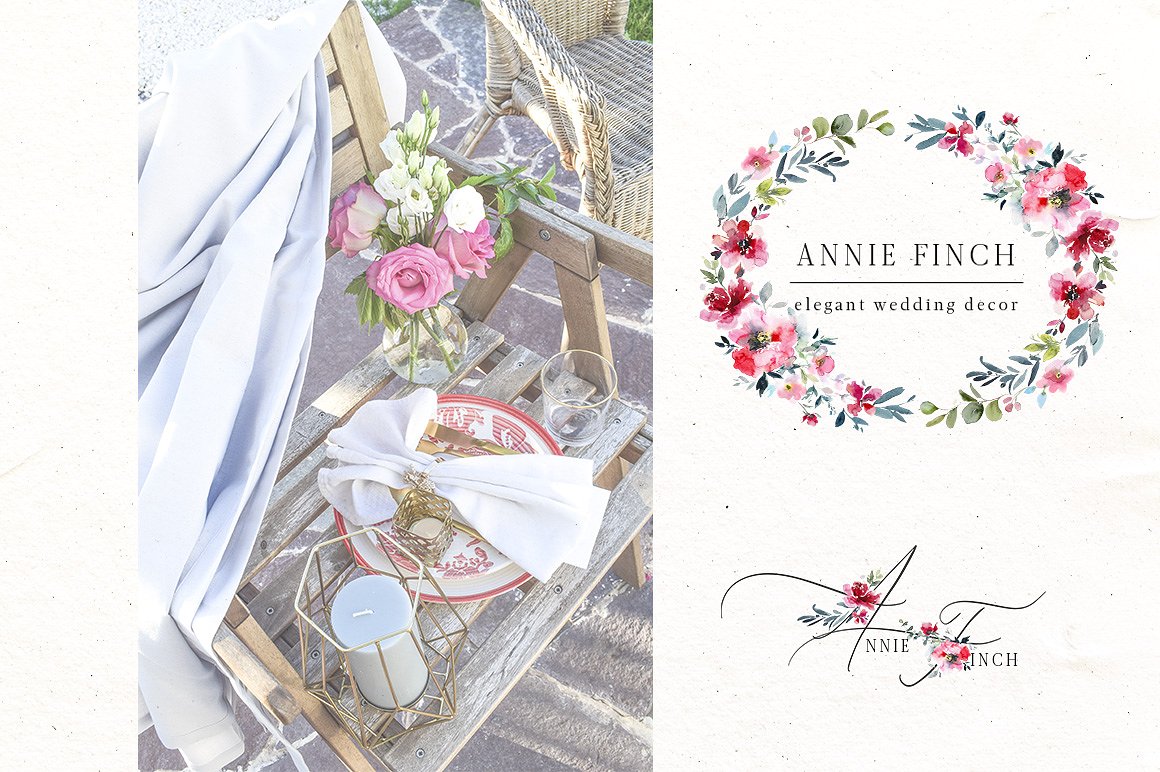 花园玫瑰水彩花卉套装 Garden Rose Watercolor Floral Kit插图(6)