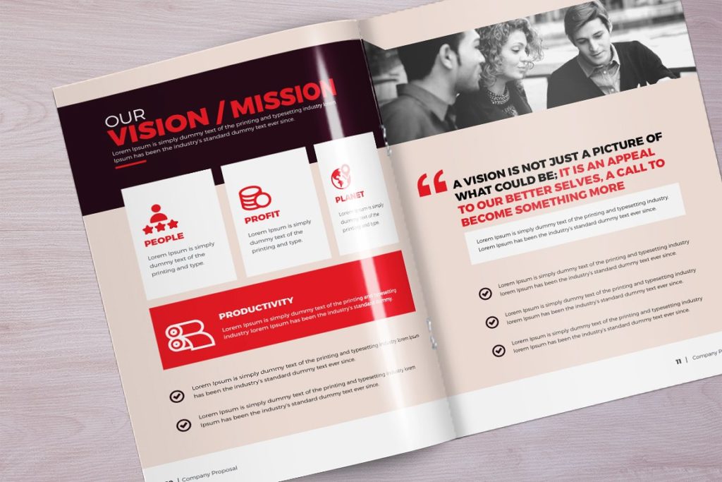 高品质实用企业画册模版下载[indd,pdf]插图(5)