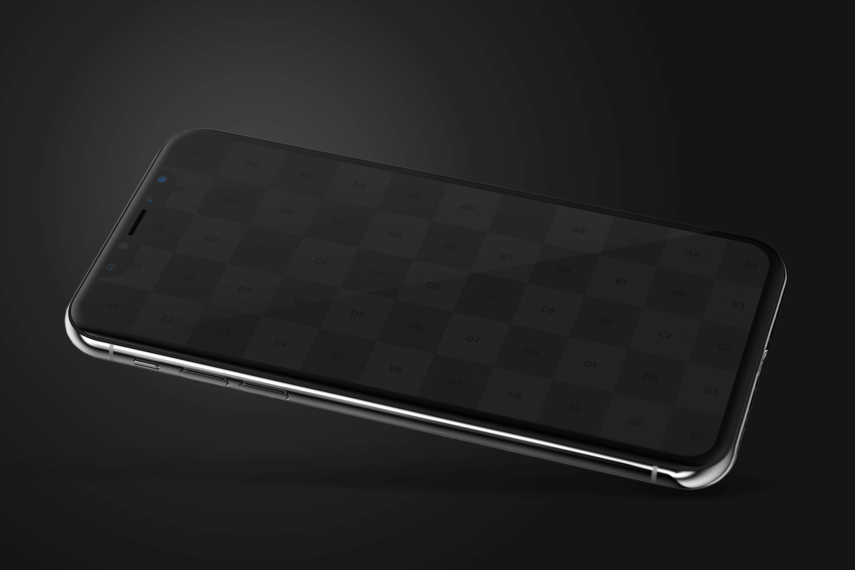 iPhone X手机屏幕设计图预览样机模板06 iPhone X Mockup 06插图(4)