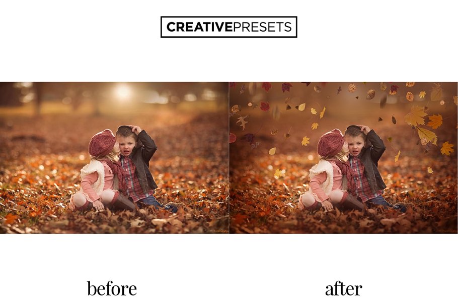 秋季枫叶落叶叠层背景 Falling Leaves Overlays插图(8)