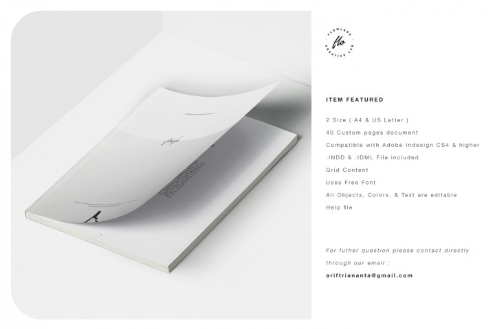 40页干净、美观、极简的摄影杂志模板下载[indd]插图(3)