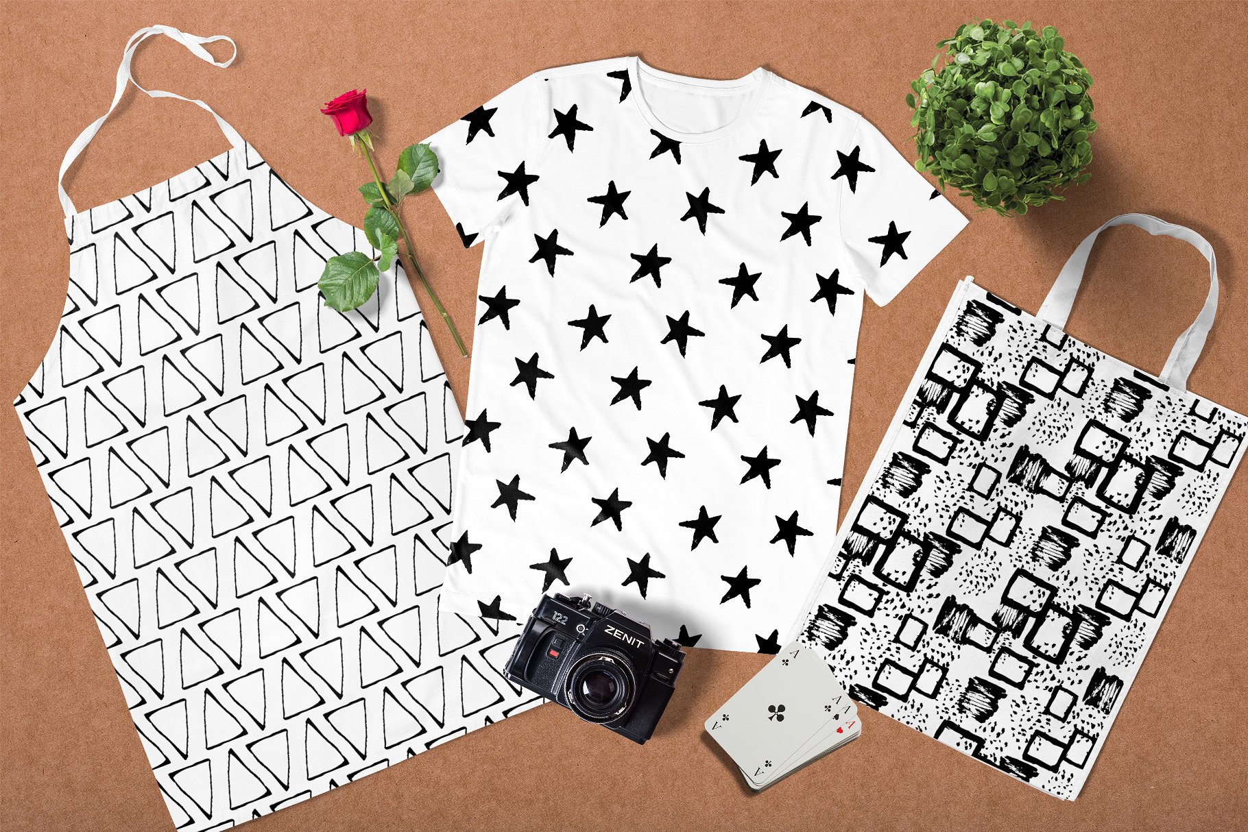 30款无缝模式的油墨图案背景纹理下载[eps,png,jpg]插图(2)