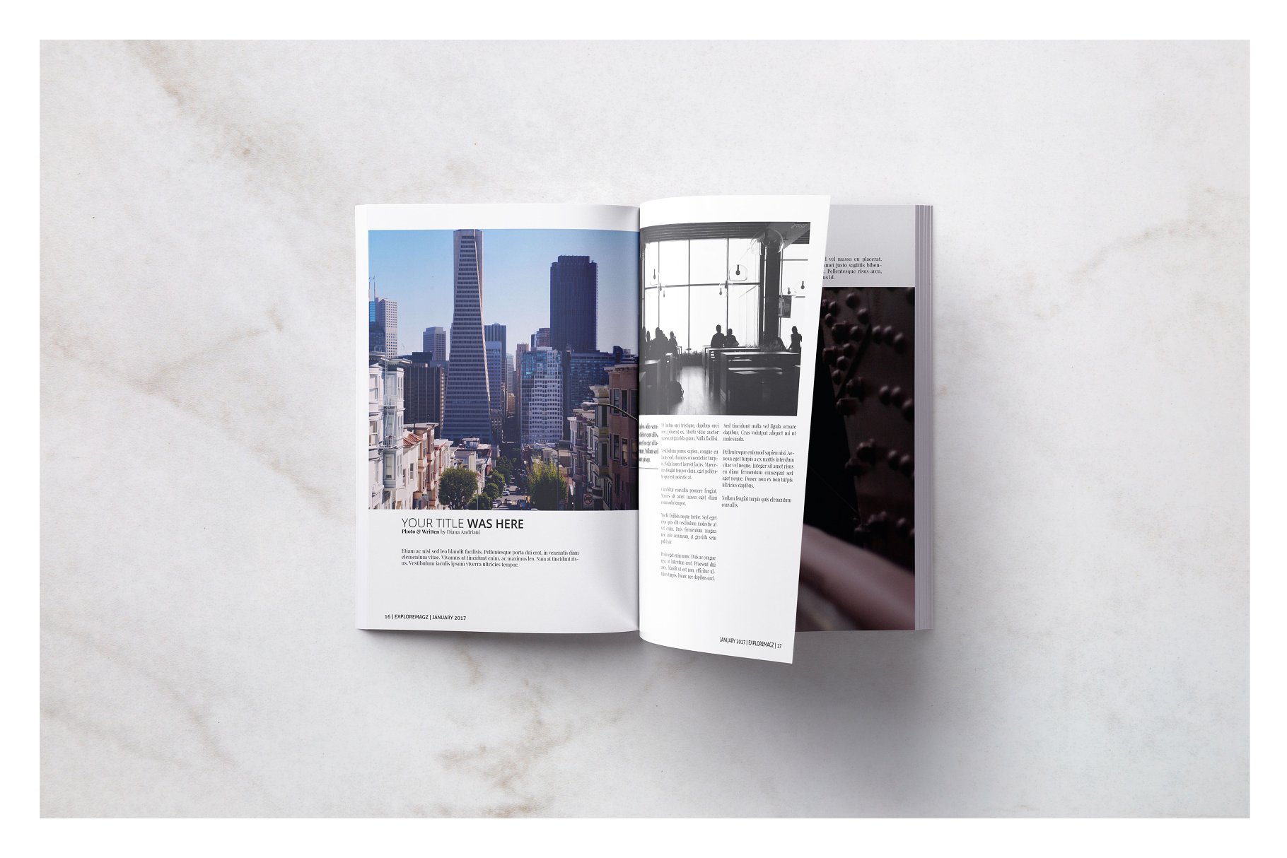 旅行主题杂志模板 Exploremagz Magazine插图(4)