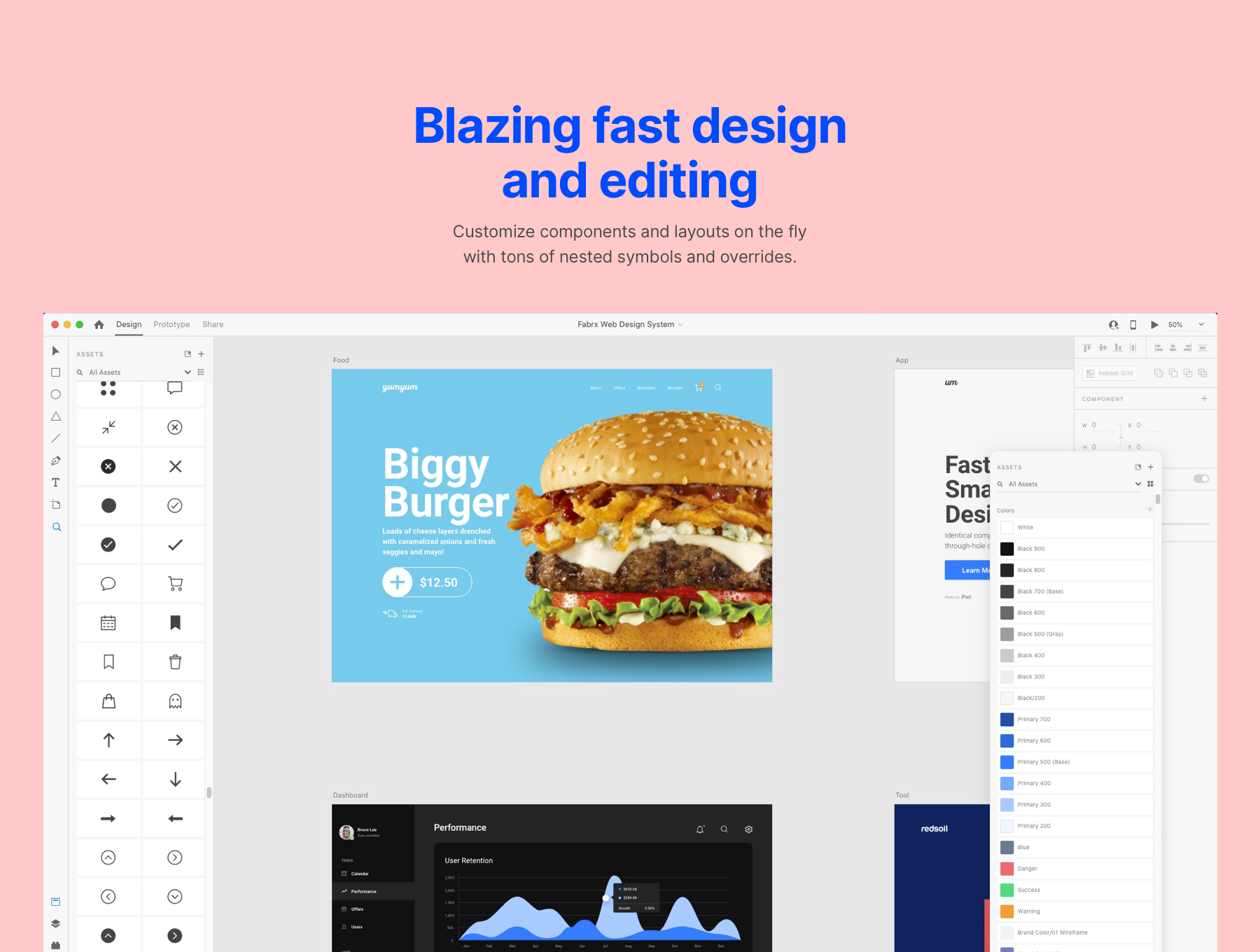 素材库下午茶：精美多用途的APP应用设计系统XD模板插图(2)