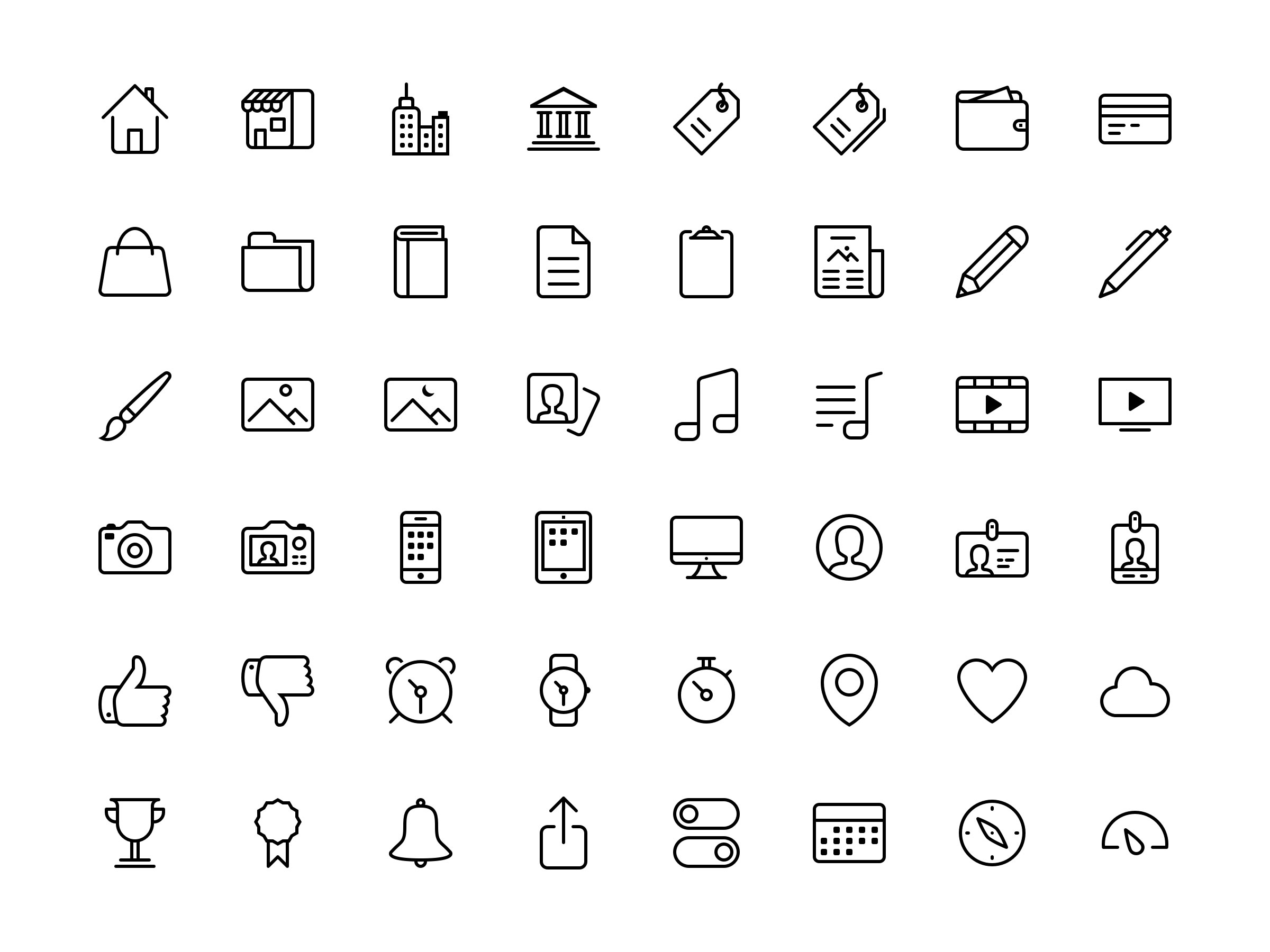 Bubbles Icon Set