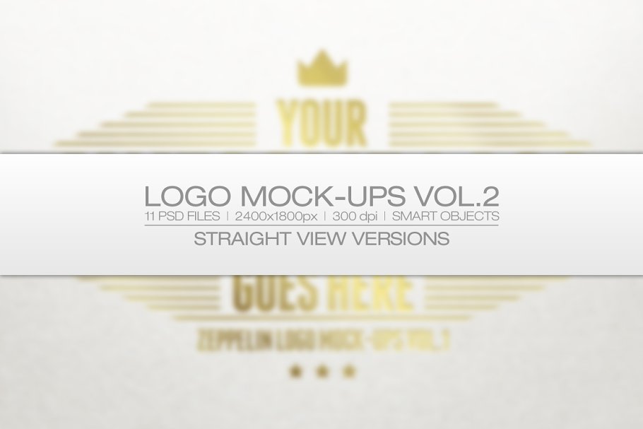 印刷烫印效果Logo样机模板v2 Logo Mock-ups Vol.2插图