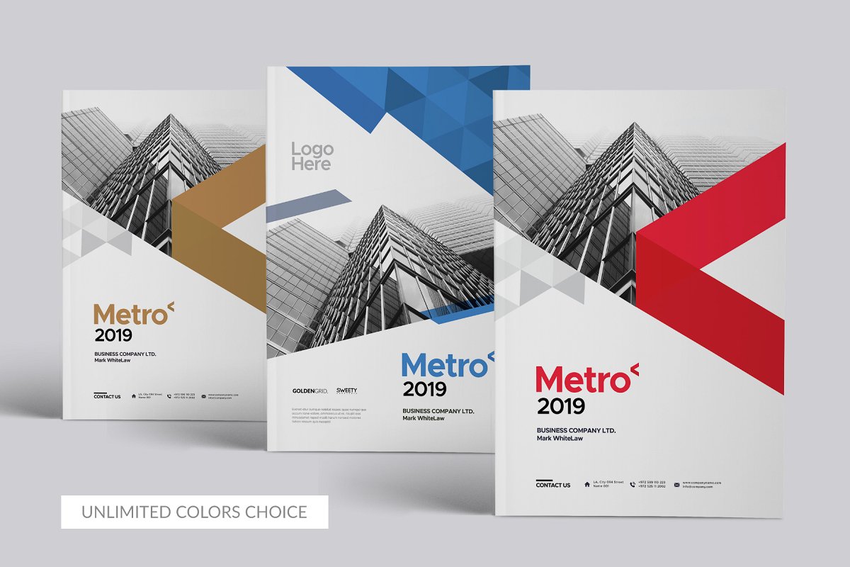 极简主义企业品牌简介宣传册设计模板插图(3)