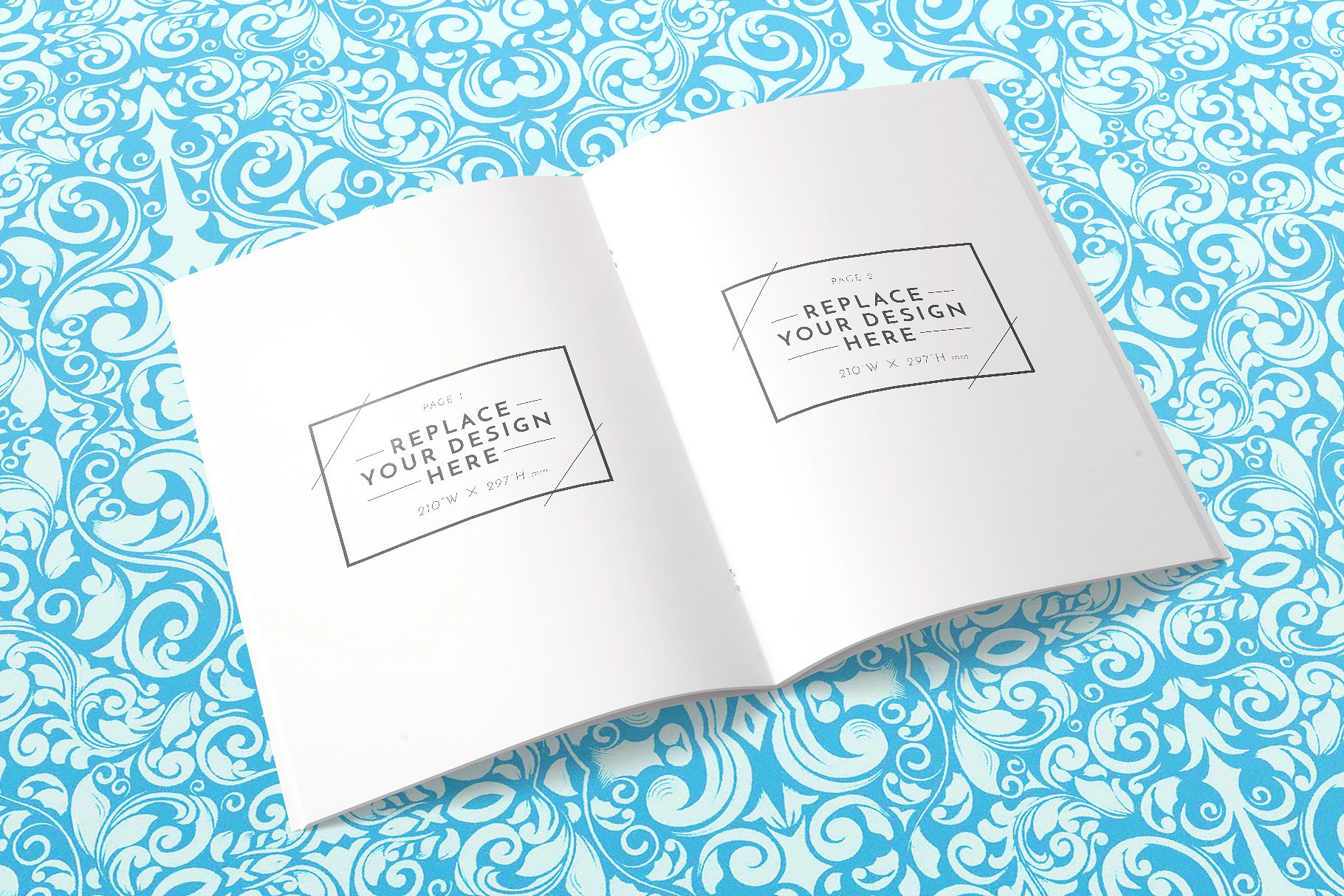 方形杂志、小册子、目录样机模板[2.45GB] Portrait Brochure Mockups插图(11)