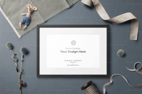 经典样机模板v5-简约画框相框样机 Simple Homes Mockup Vol. 5