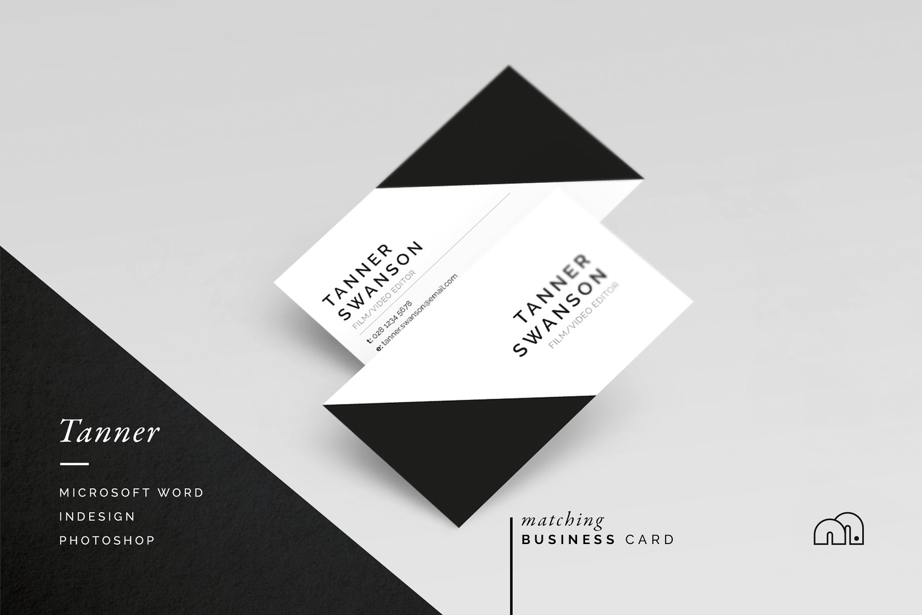 专业且酷炫的简历模板 Tanner – Resume/CV插图(2)