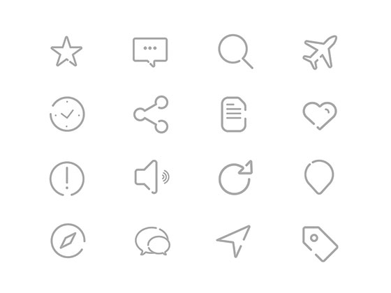 Gap Icons素材之家精选sketch素材