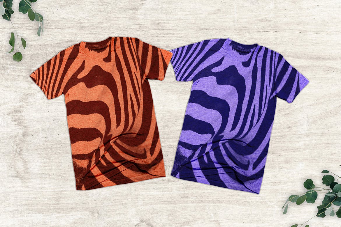 T恤图案设计预览样机模板 T Shirt Mockup插图(1)