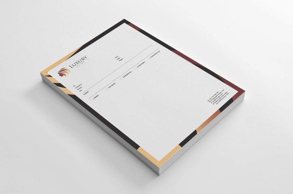 玫瑰金奢华品牌VI套下载[EPS, AI]插图(4)