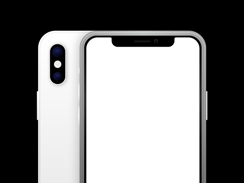 iPhone XS Max 扁平模型素材之家精选sketch素材