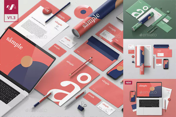 高级文具品牌样机&amp;PS动作套装