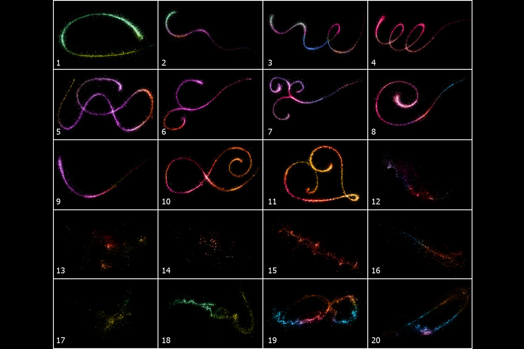 5K高分辨率创意梦幻闪粉叠层背景 5K Pixie Dust Overlays Color Edition插图(8)
