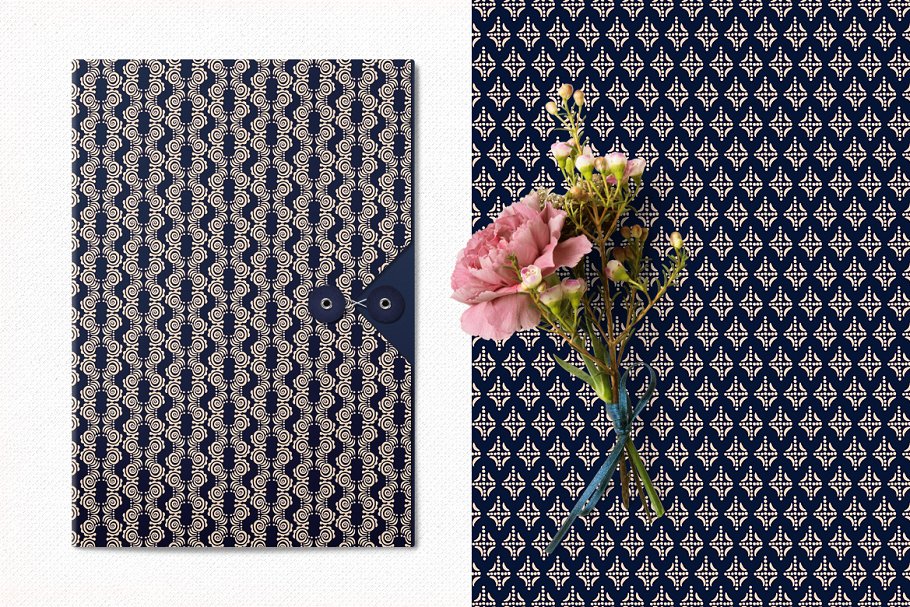 重复花纹图形图案纹理合集 Bold Patterns插图(3)