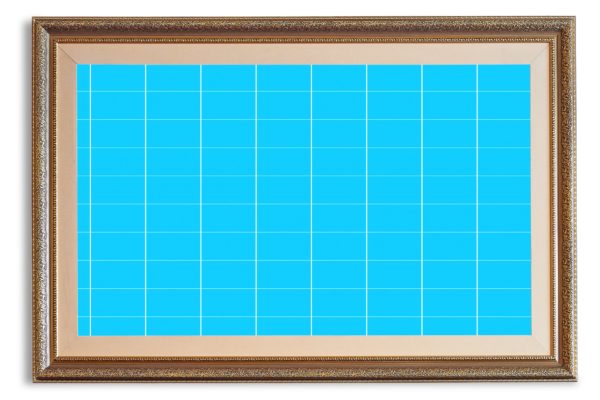 东方特色金色相框画框样机素材库精选模板v02 Oriental_Gold-Frame-Mockup-02