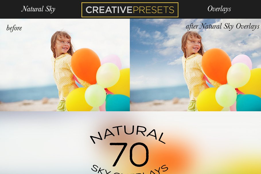 70种自然天空叠层背景 Perfect Sky Overlays插图(2)